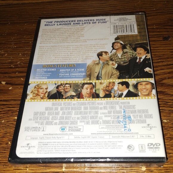 The Producers (DVD, 2006, Widescreen, Canadian) (unopened) - Picture 2 of 3